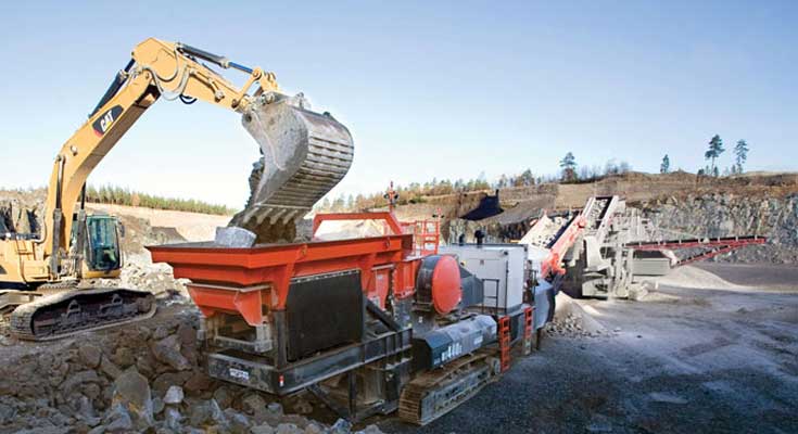 UJ440E Mobile jaw crusher