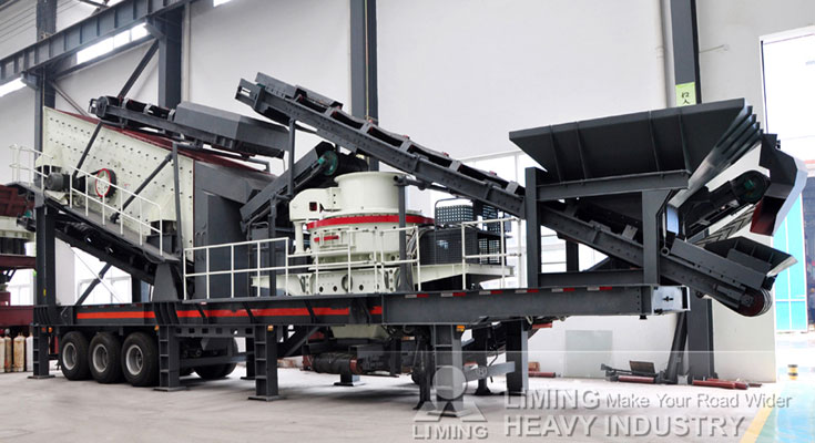 liming-mobile-vertical-shaft-impact-crushing-plant