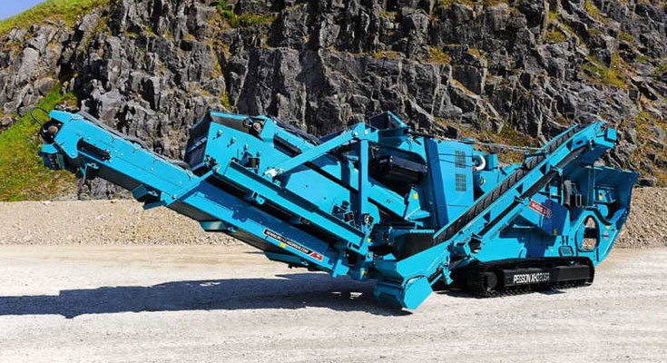 powerscreen-trakpactor-320-horizontal-mobile-impact-crushing-plant